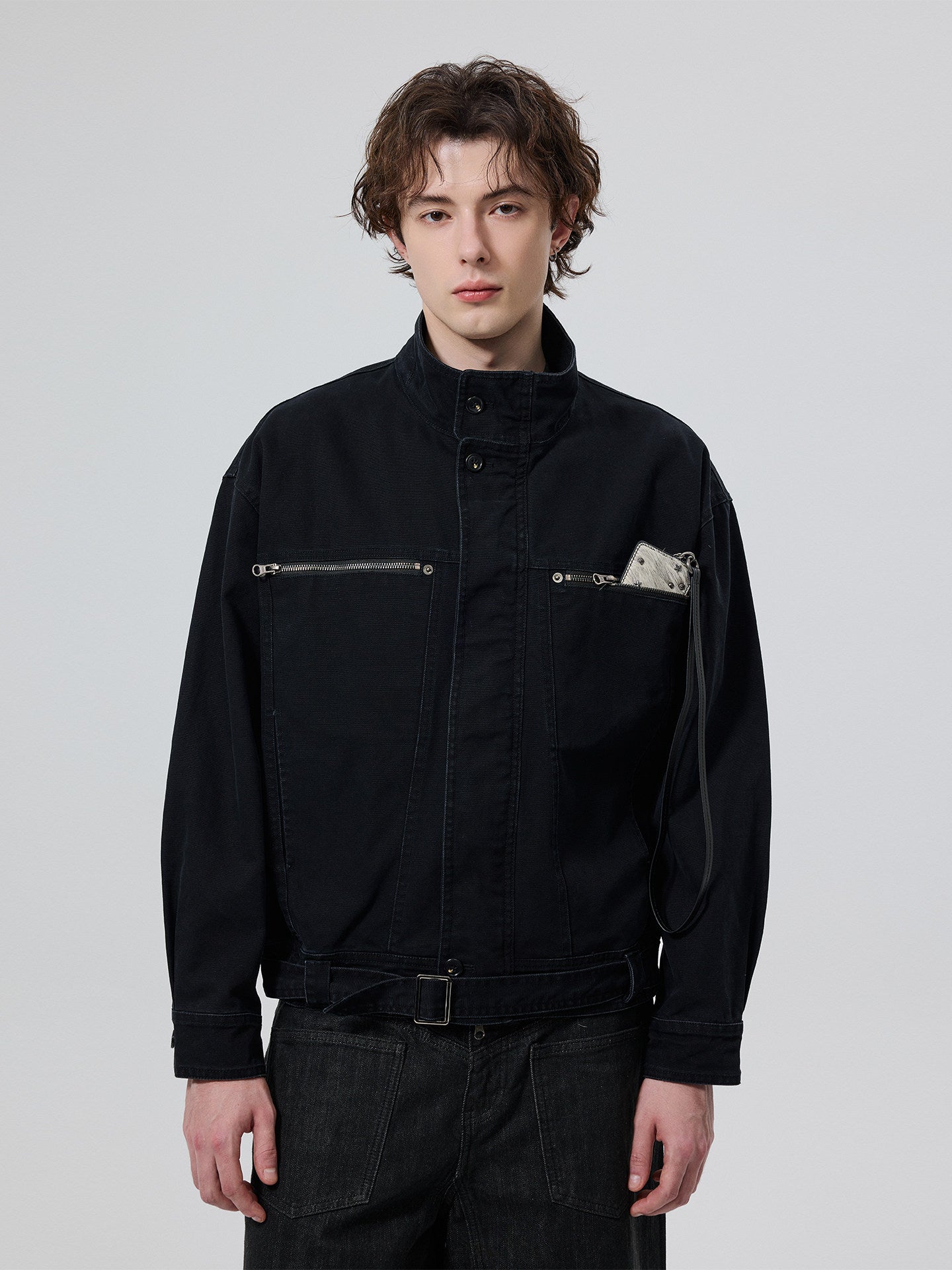 Stand Collar Harrington Jacket