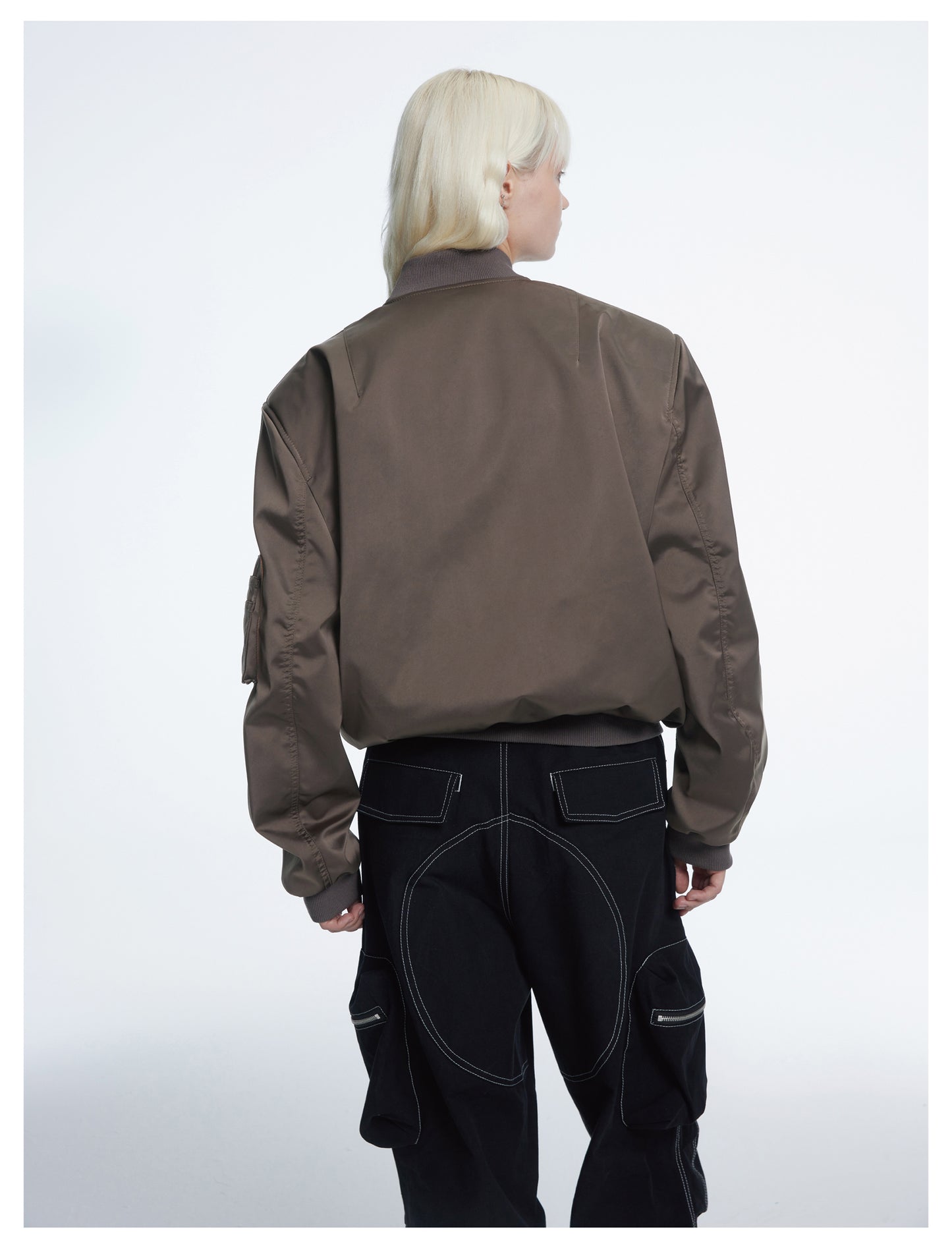 Small Silhouette Short Unisex MA1 Jacket 