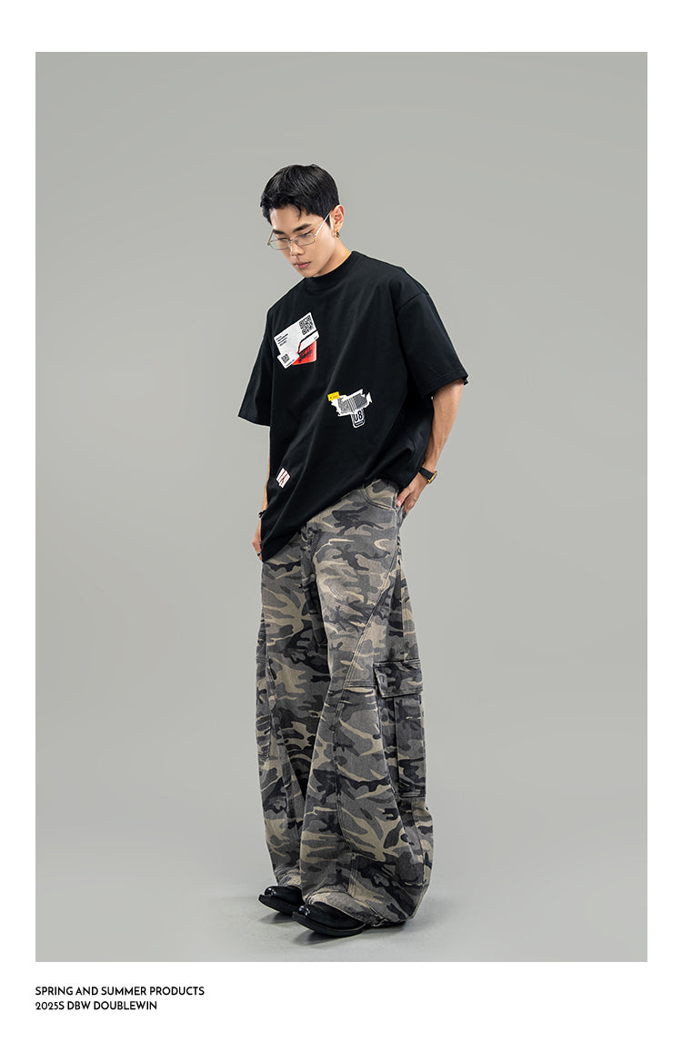 Trendy Round Neck T-Shirt