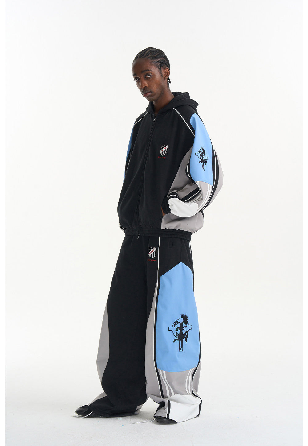 Embroidered Loose-Fit Casual Jacket