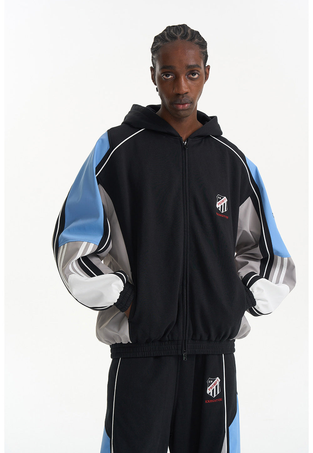 Embroidered Loose-Fit Casual Jacket