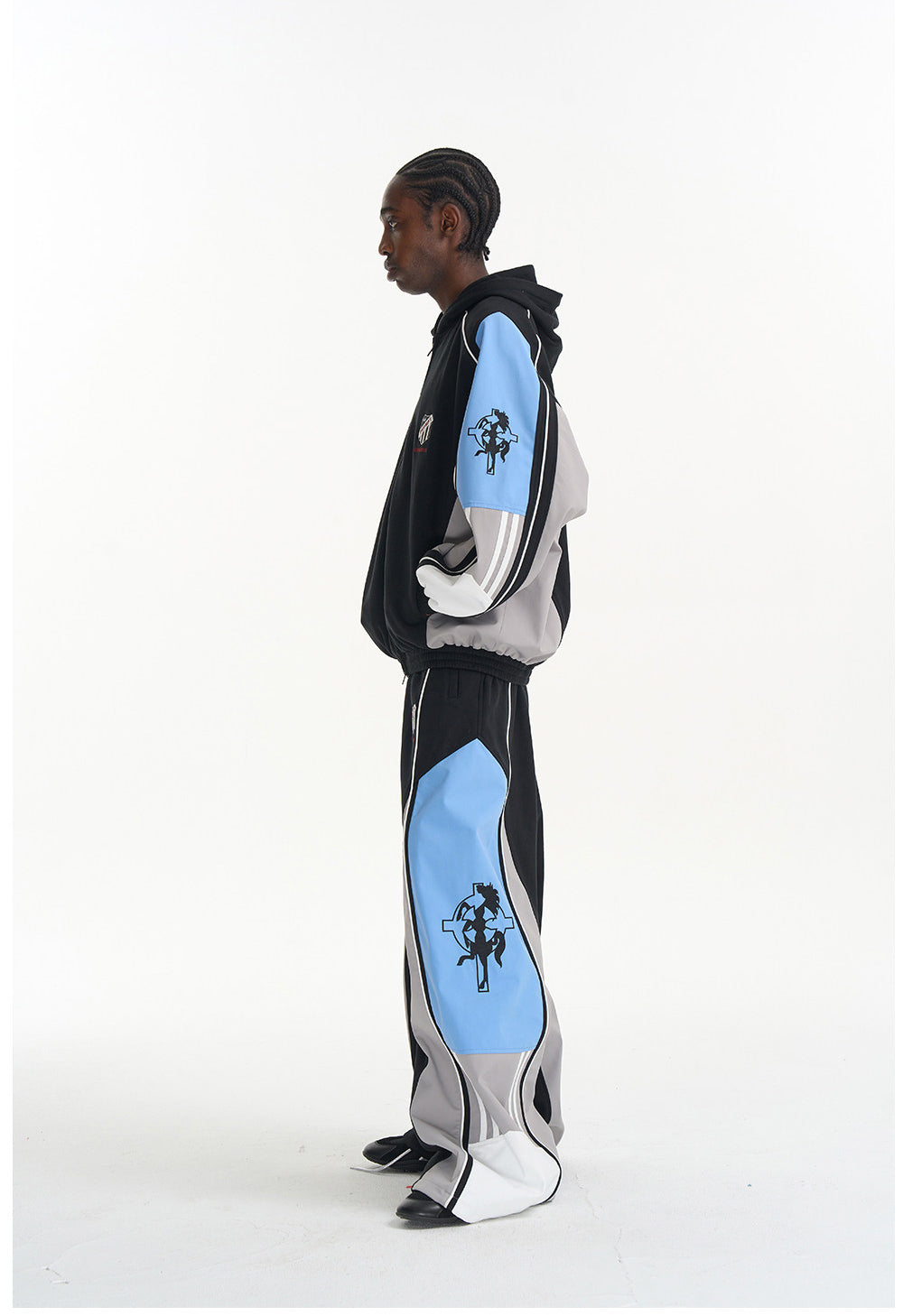 Embroidered Loose-Fit Casual Jacket