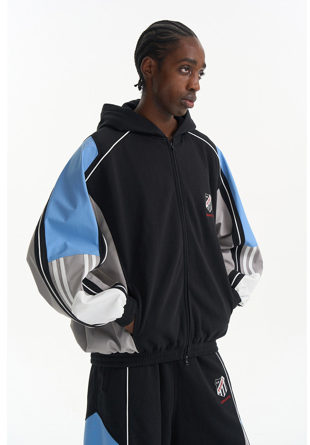 Embroidered Loose-Fit Casual Jacket