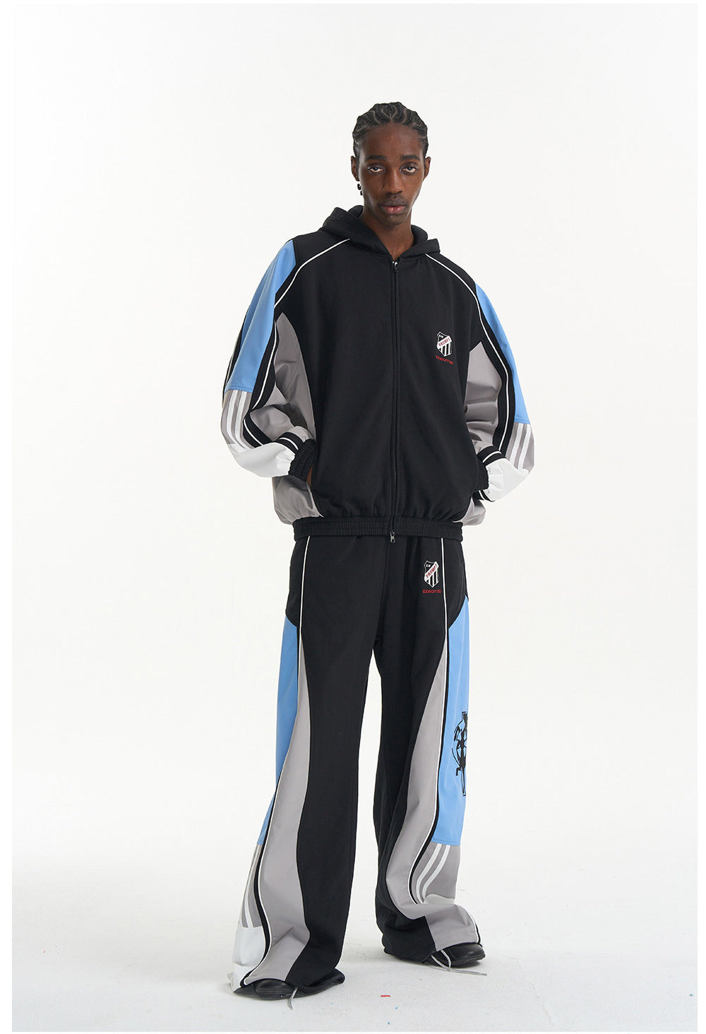 Embroidered Loose-Fit Casual Jacket