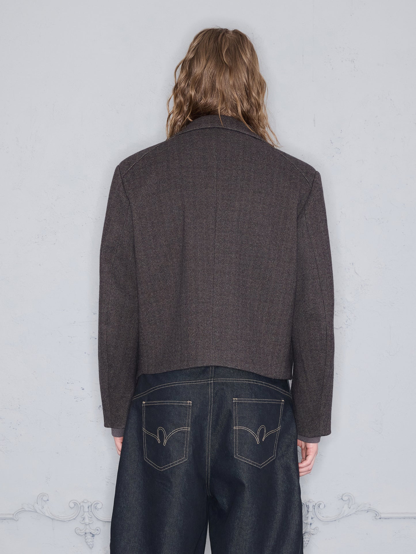 Herringbone Casual Jacket