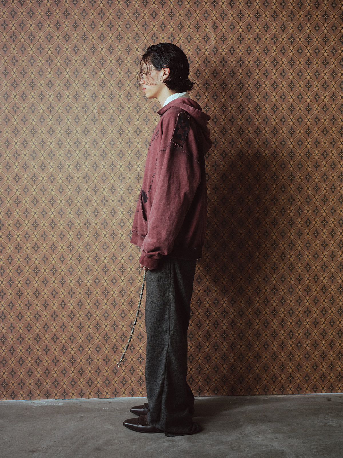 Print Hooded Sweatshirt