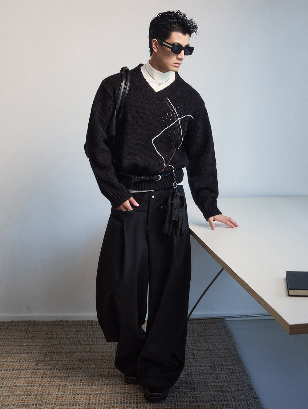 Unisex V-Neck Sweater