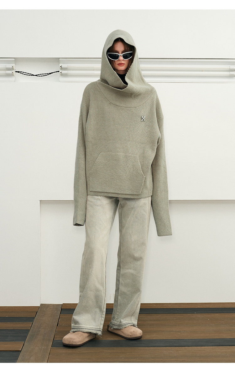 Loose Hooded Sweater