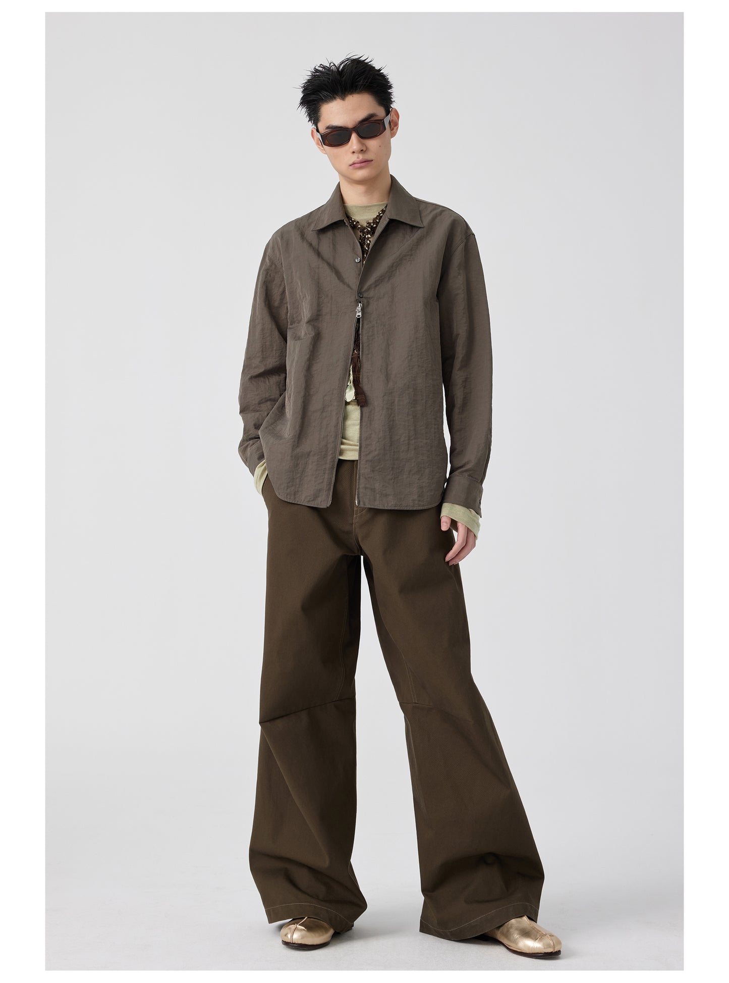 Large Fit Casual Pants