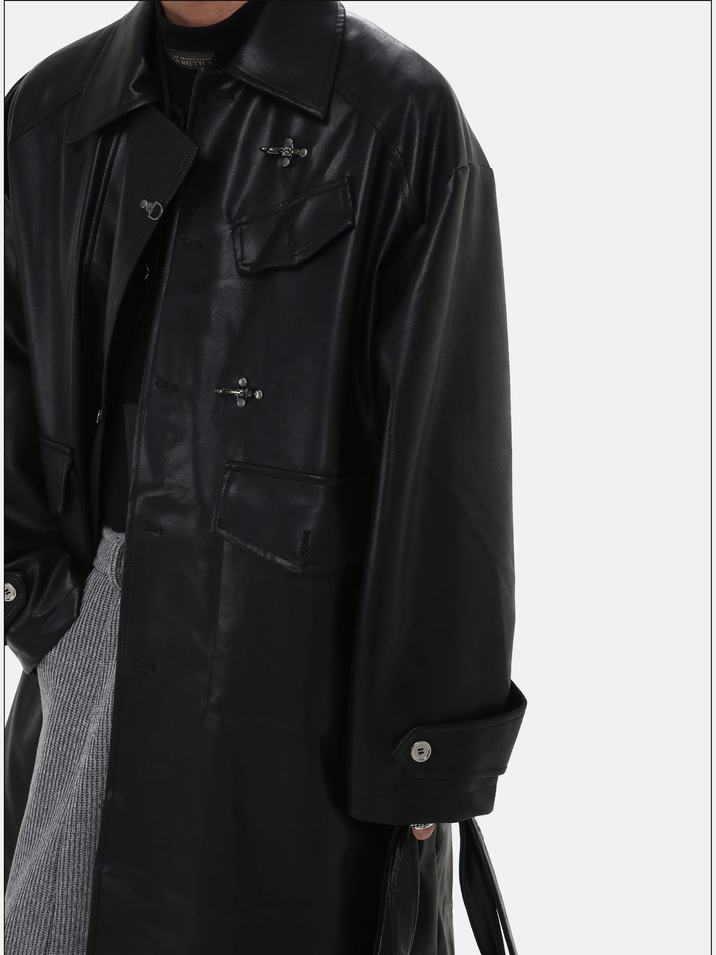 Loose-Fit Thick Long Coat