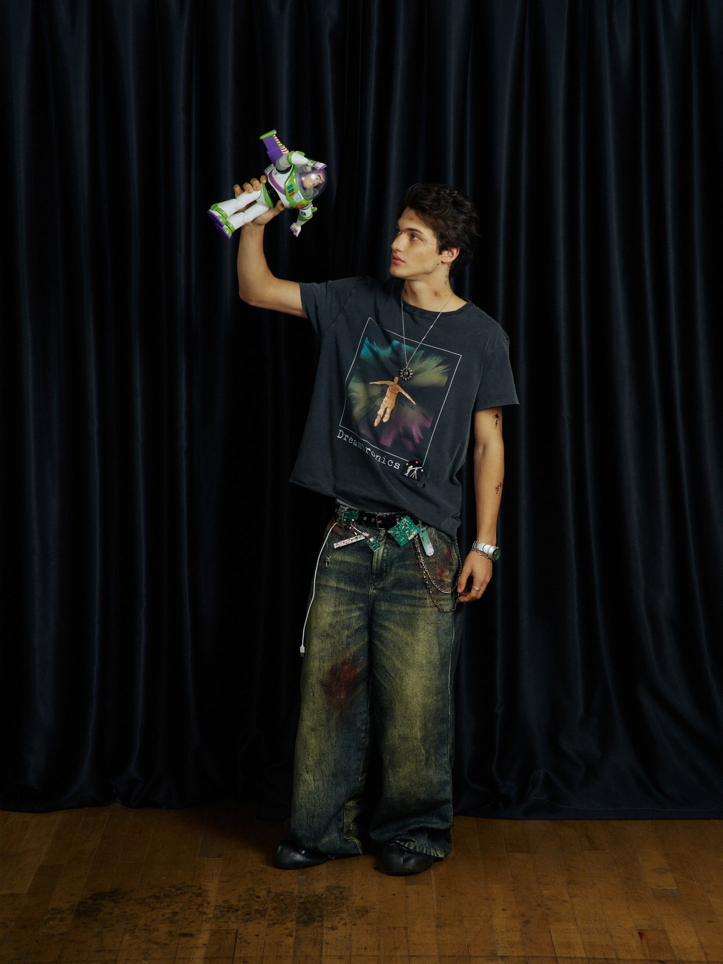 Glitter-Print T-Shirt
