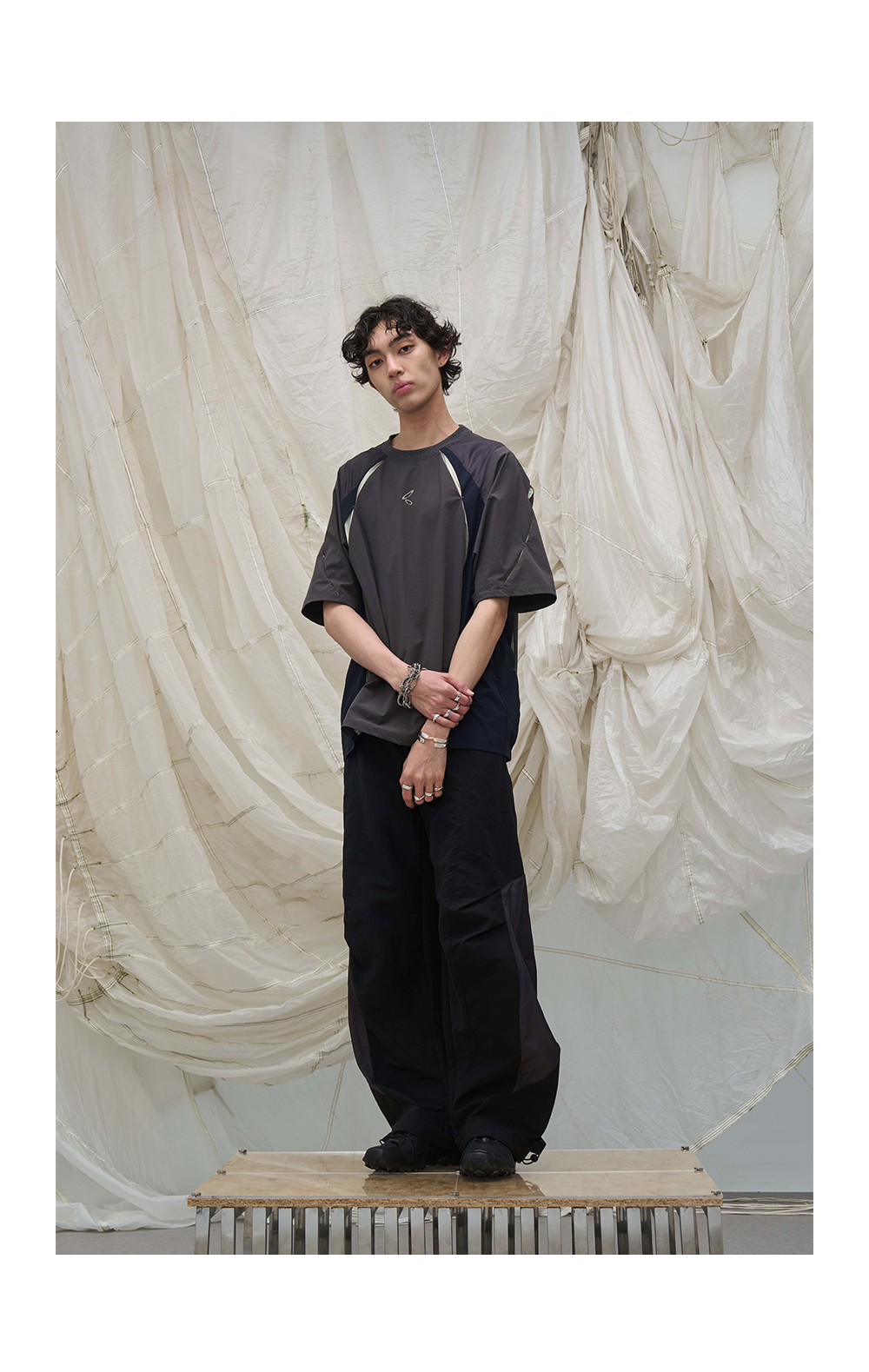 Windproof Deconstructed Casual Pants