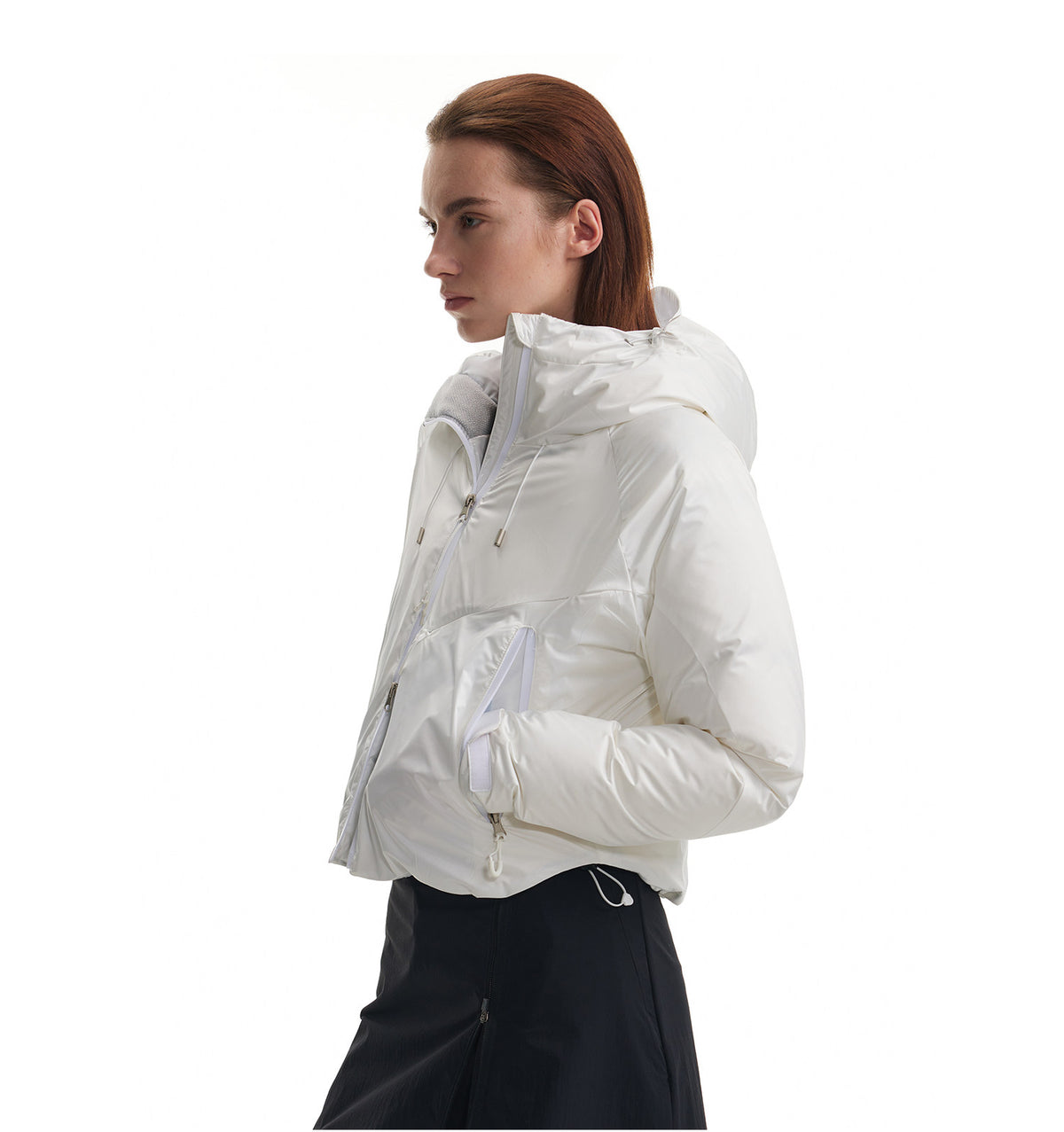 Short, Lightweight Down Jacket