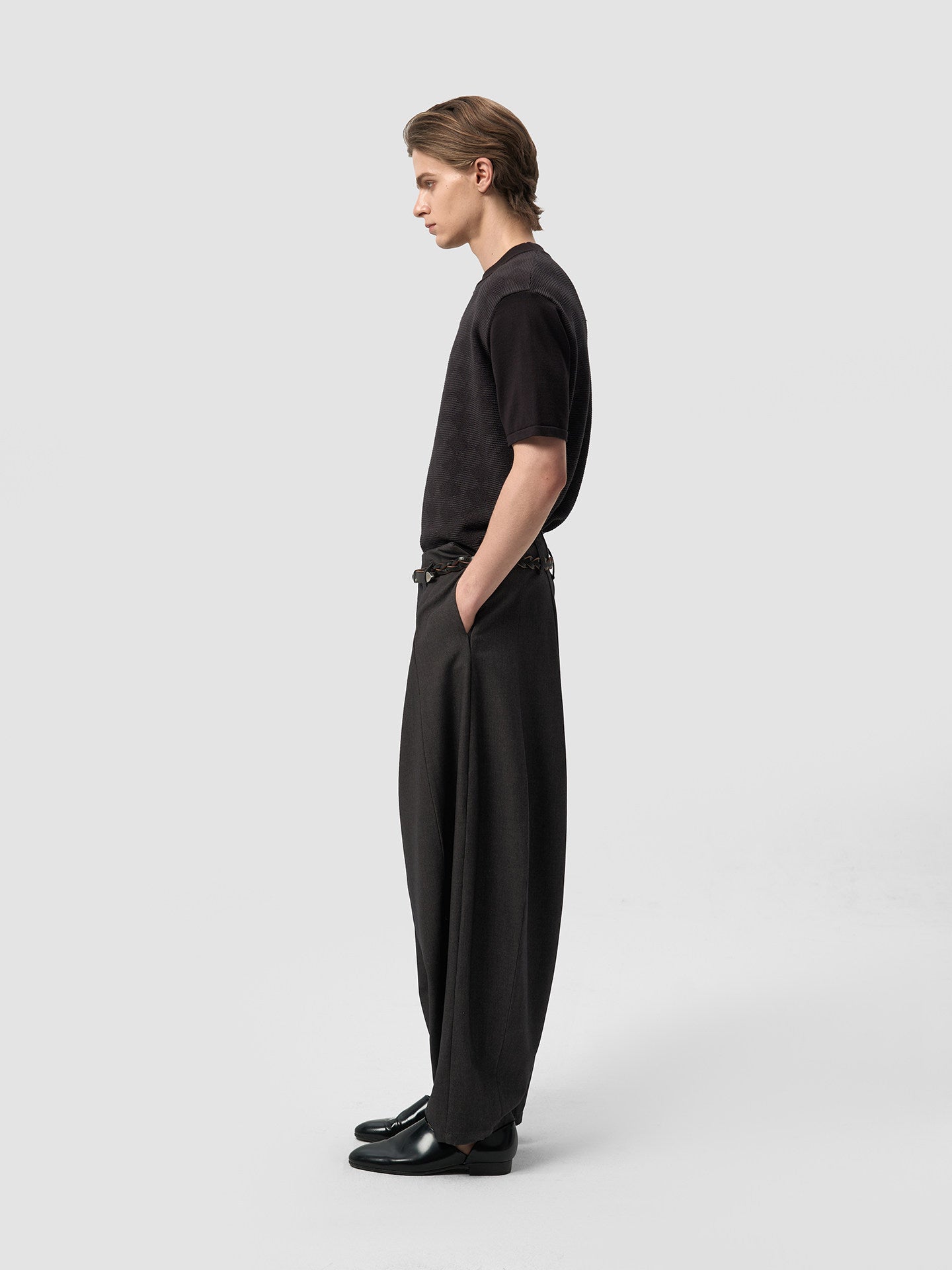 Straight-Leg Casual Pants