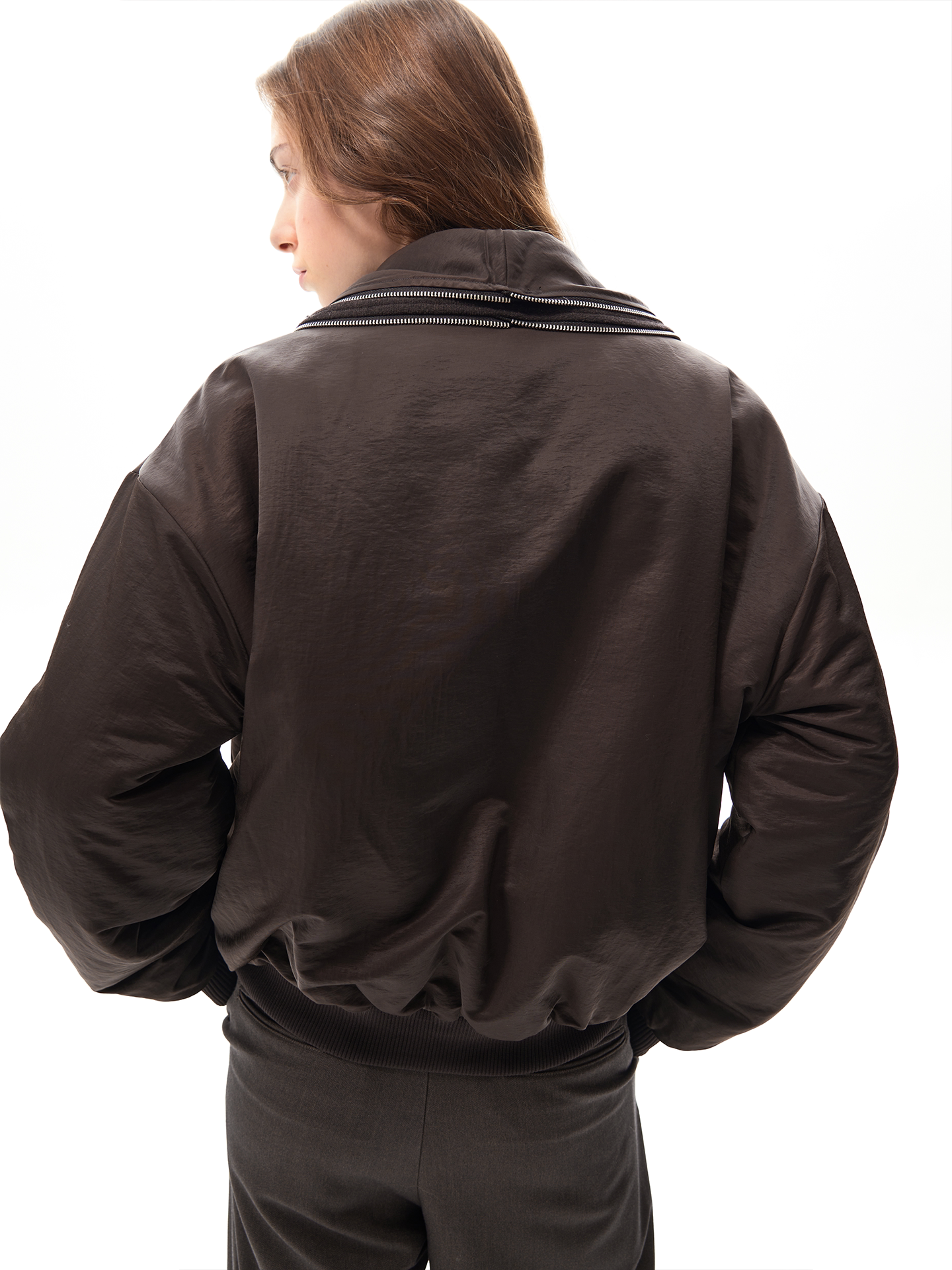 Double Zipper Cotton Pad Jacket