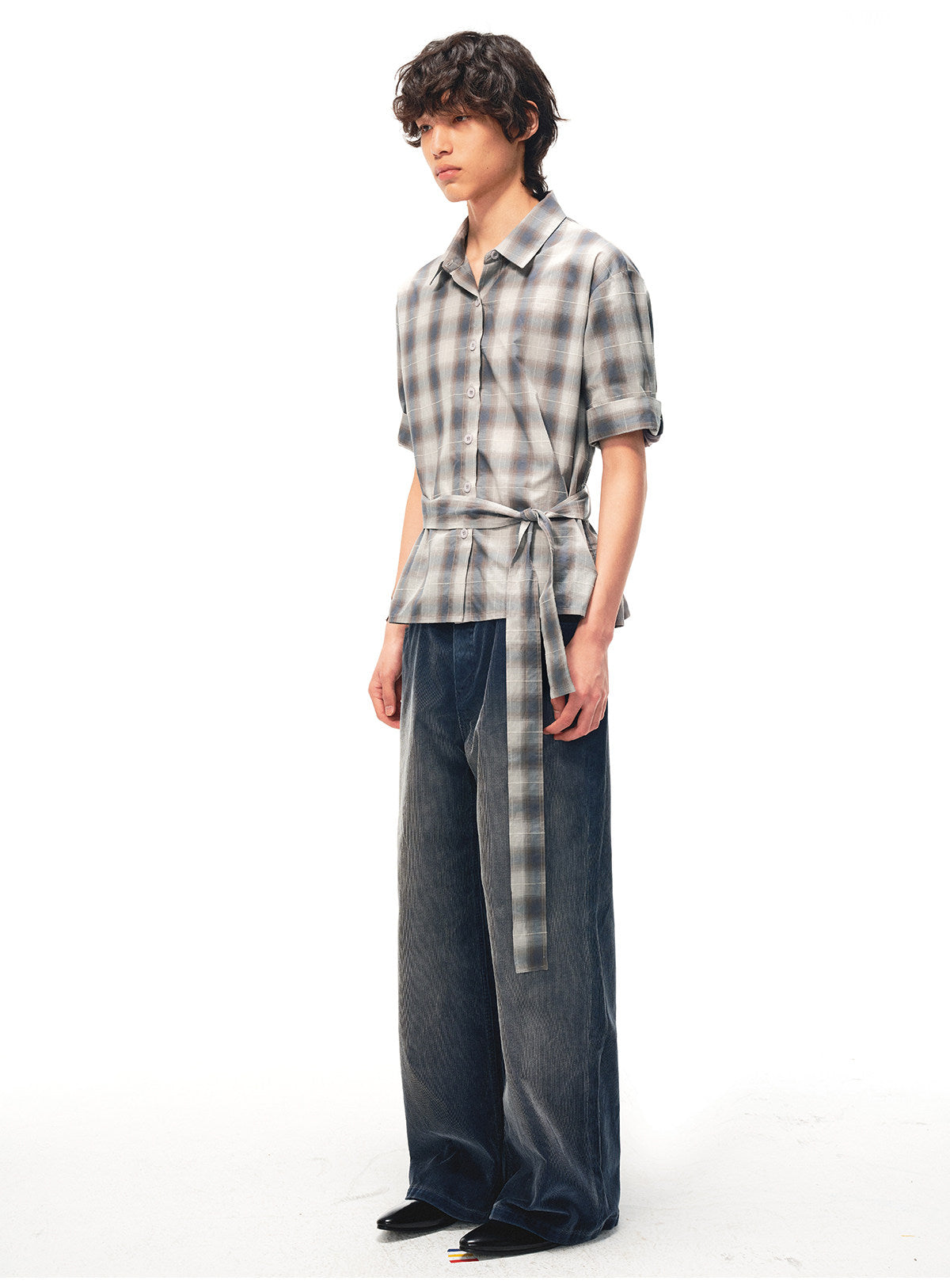 Wash-treated Corduroy Casual Pants