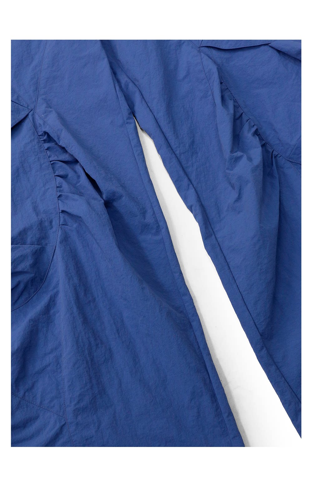 Layered Design Nylon Casual Pants