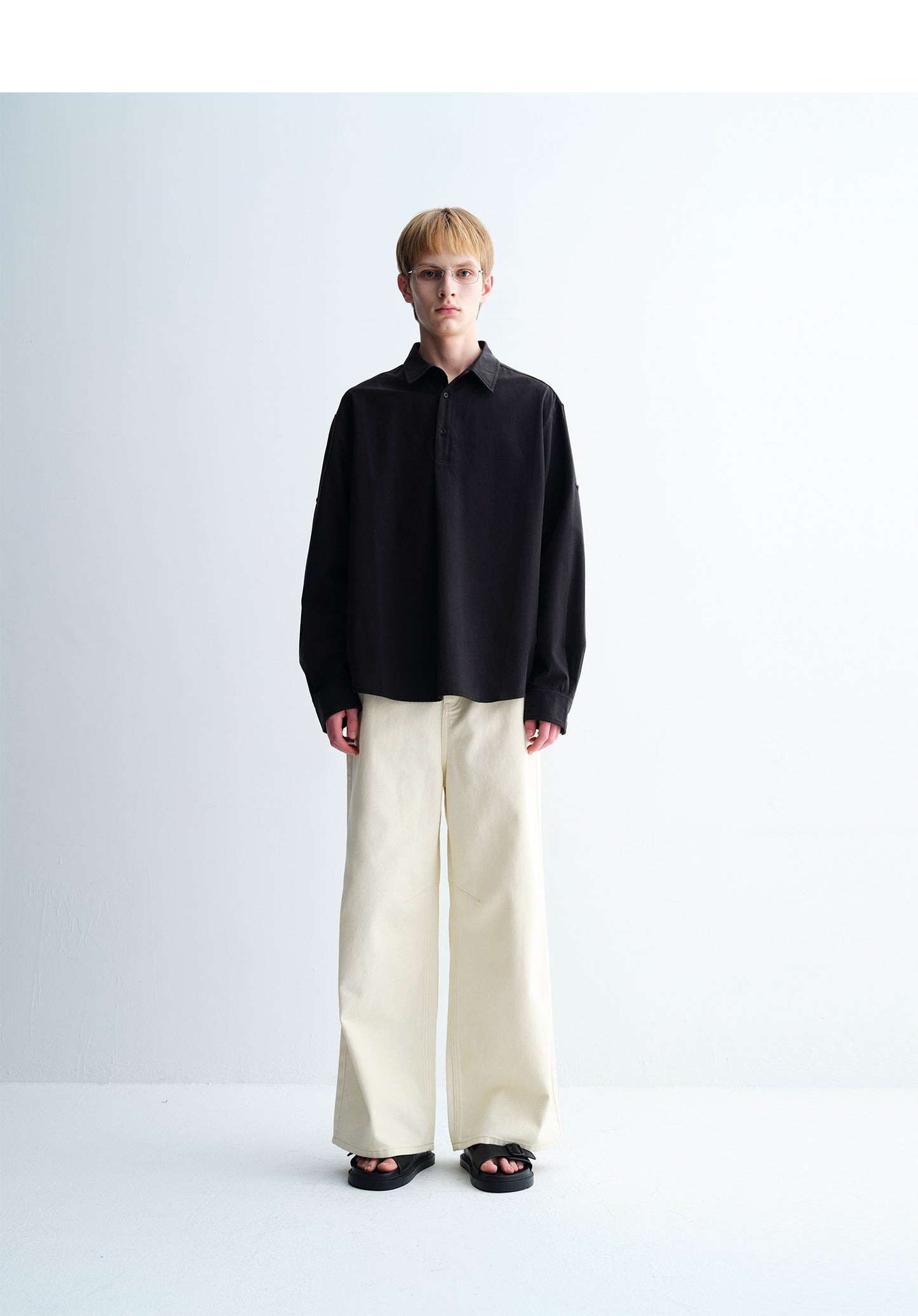 Half-Head Button-Down Shirt