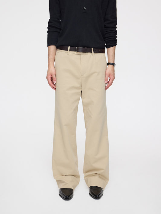 Relaxed-Fit Straight Casual Pants
