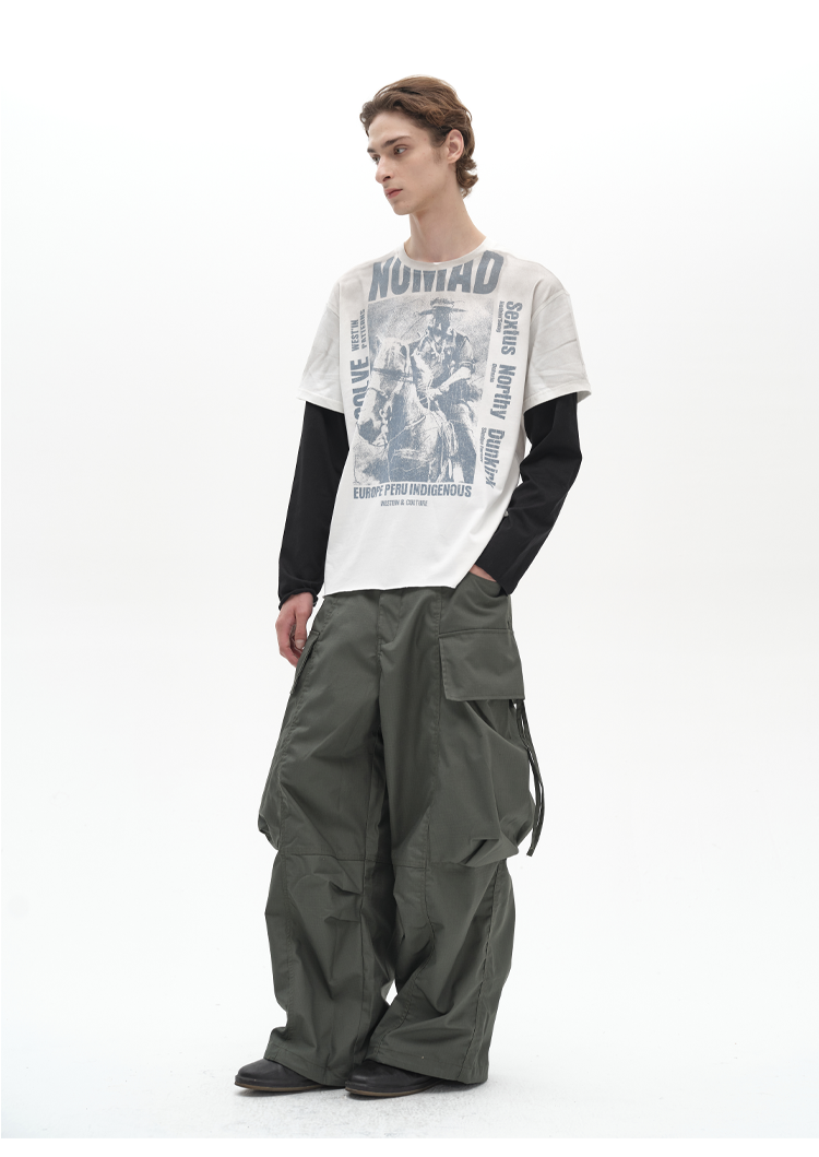 Faux Two-Piece T-Shirt