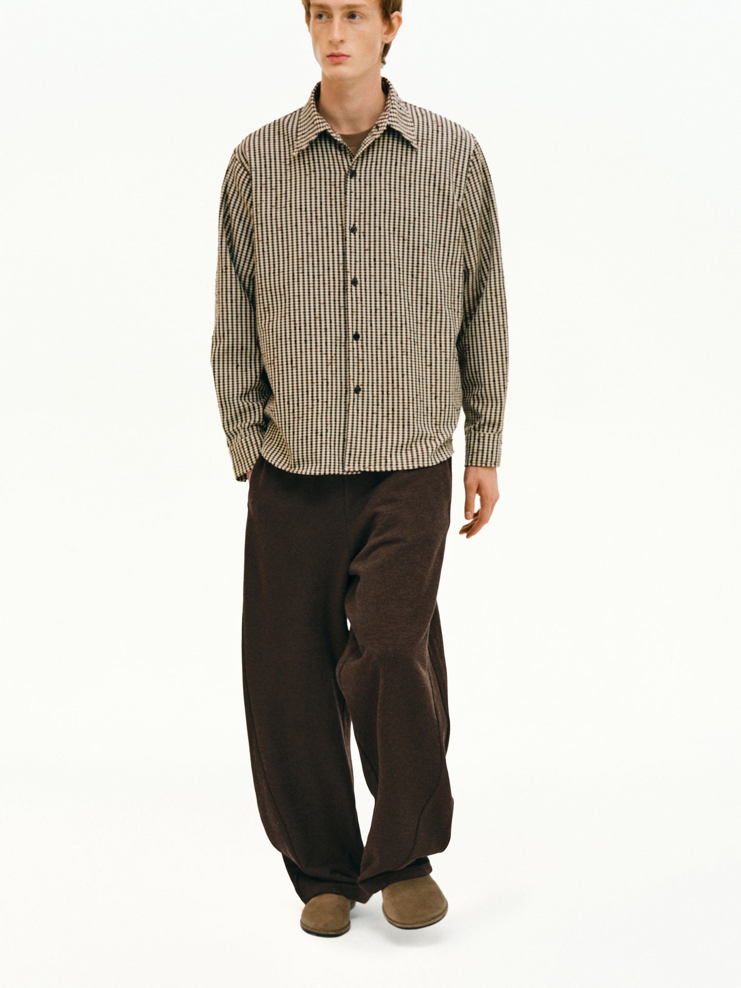 Fit-woven Checkered Shirt