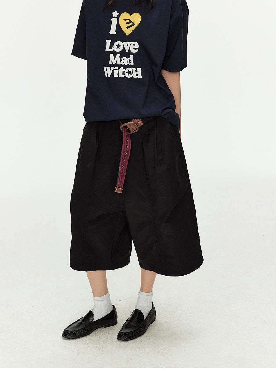 Mesh-Pocket Casual Shorts