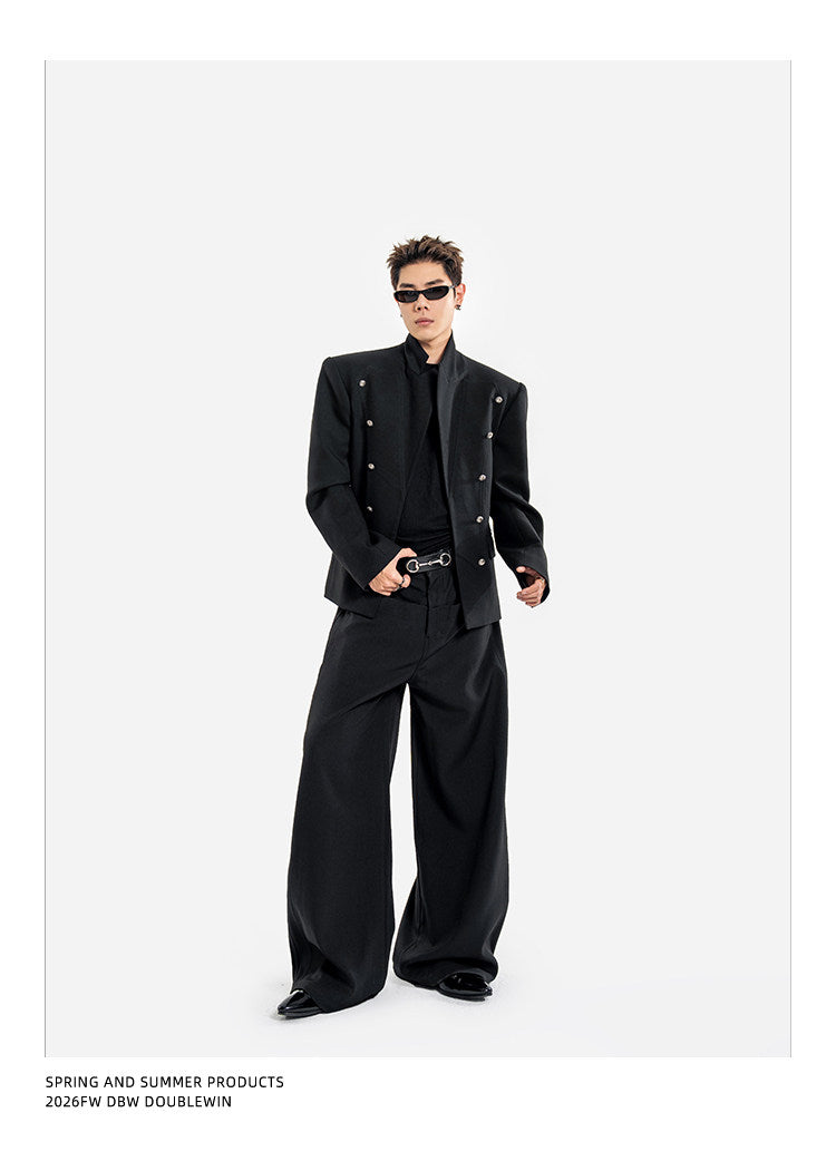 Casual Pants with 3D Patch Pockets