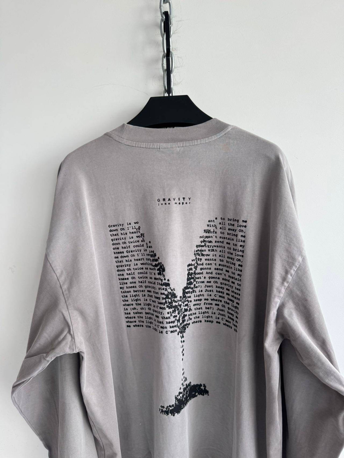 Wash-Finished Tear-Away Edge Street T-Shirt
