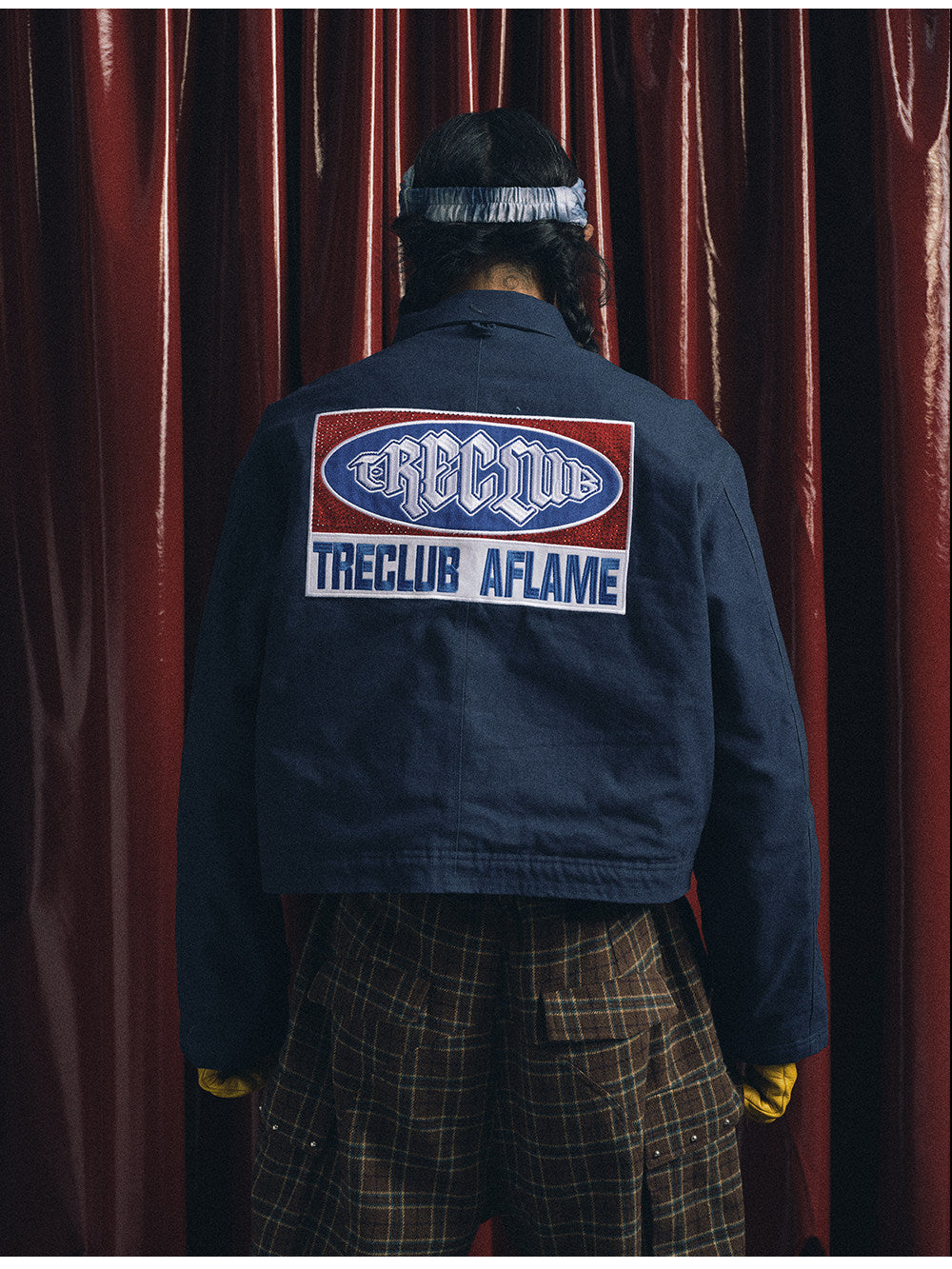 Airplane Button Short Wide Jacket