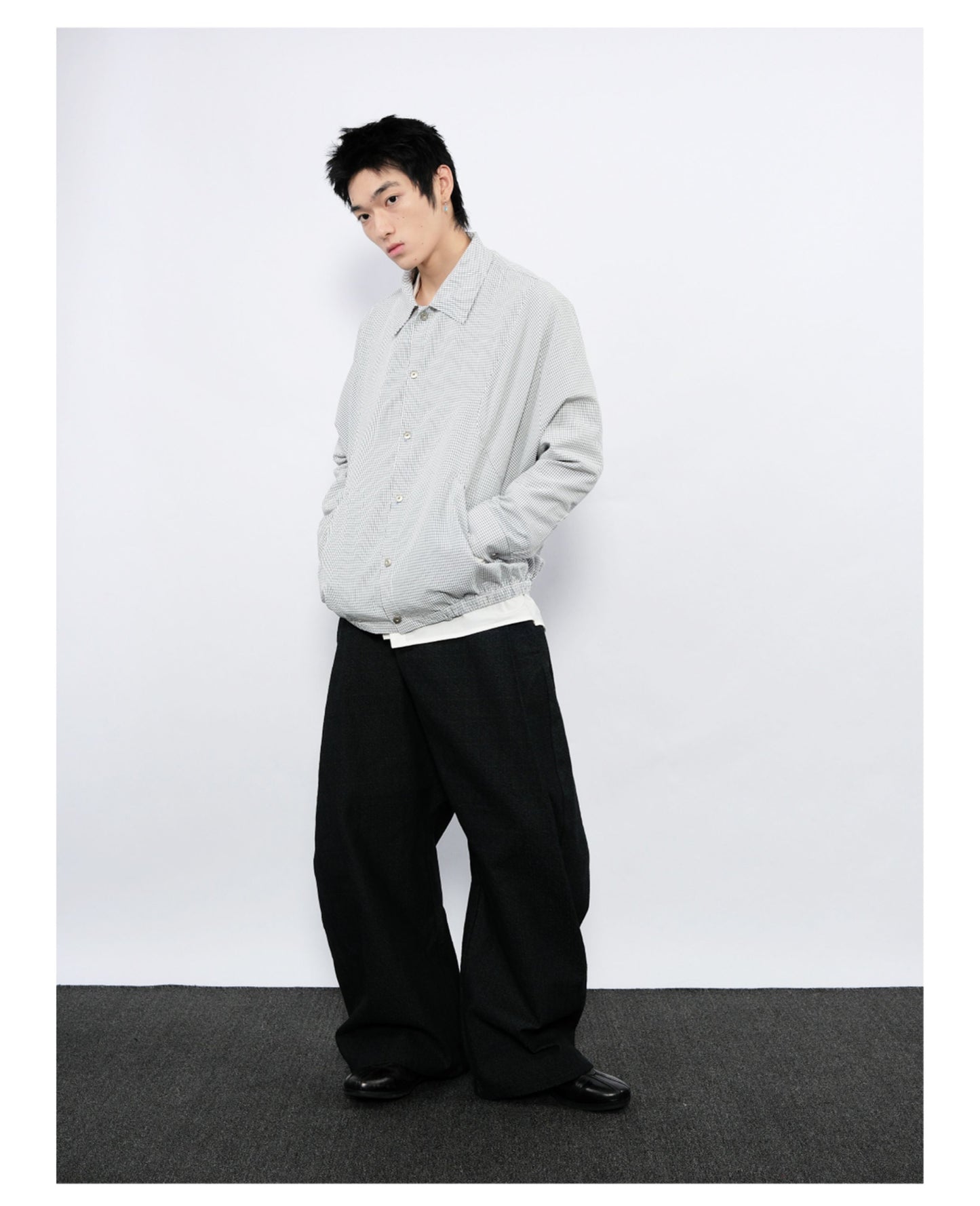 Short Checkered Shirt