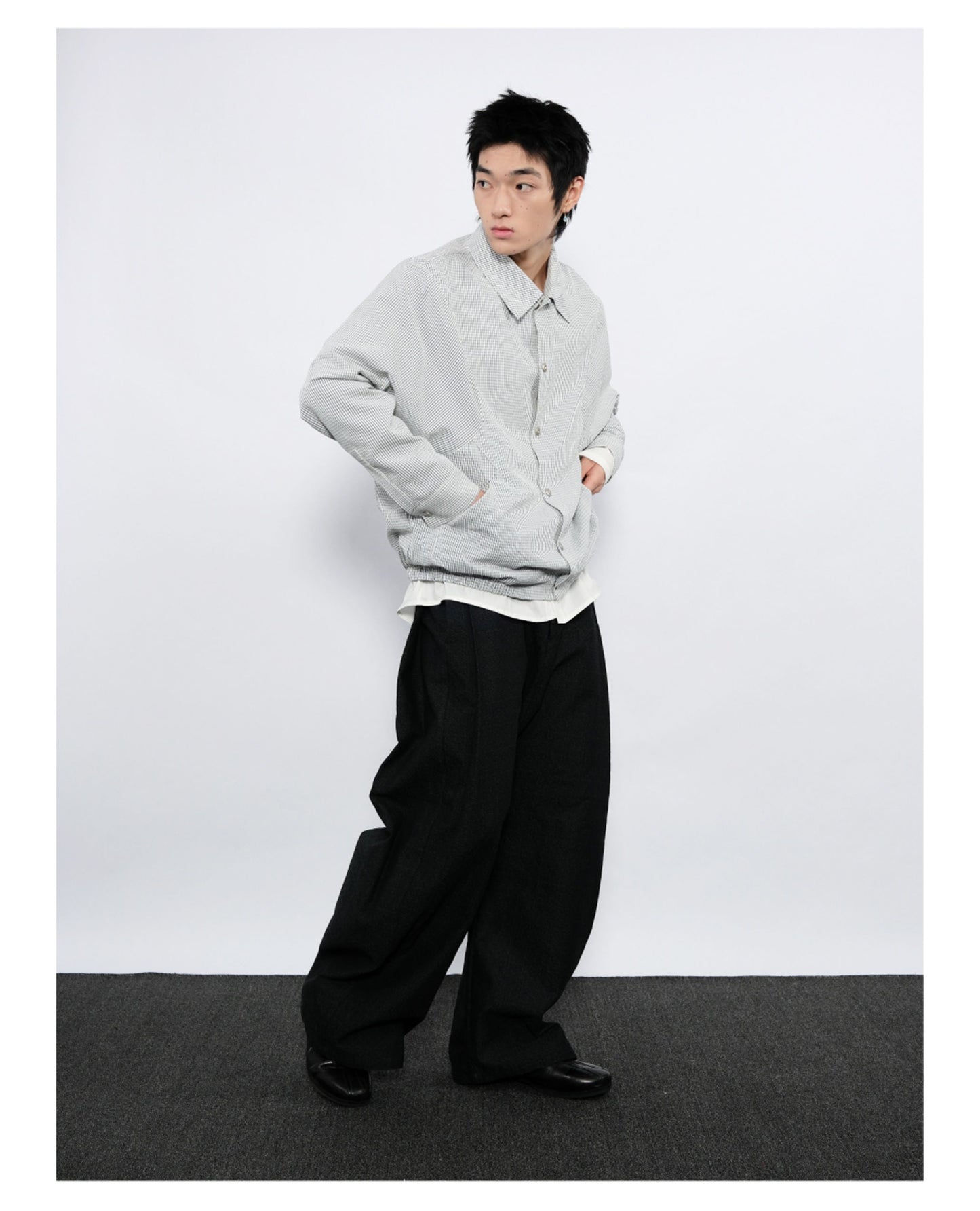 Short Checkered Shirt