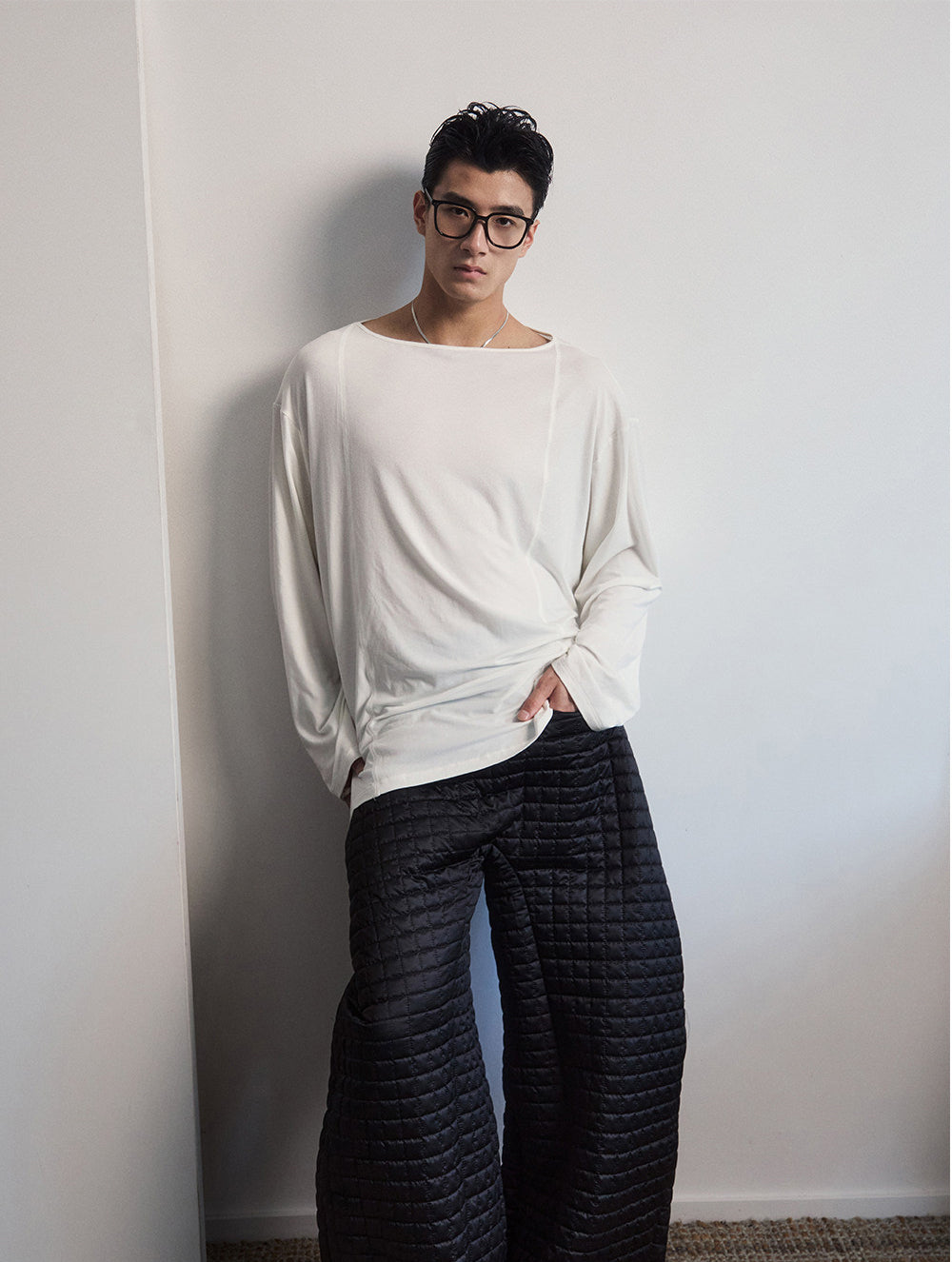 Relaxed Off-Shoulder T-Shirt