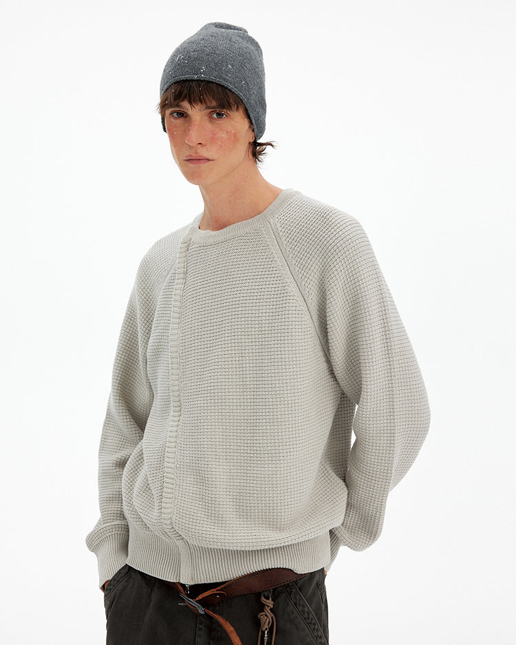 Patchwork Crewneck Sweater