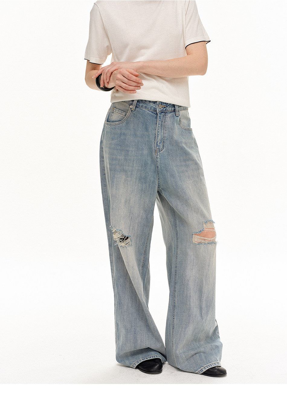 Unisex Loose Straight-Fit Jeans
