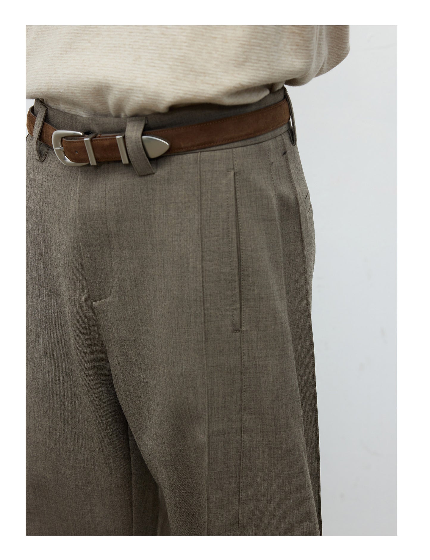 3D Quilted Casual Pants