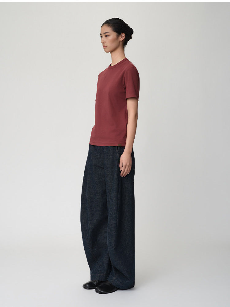 Loose-Fit Casual Denim Pants