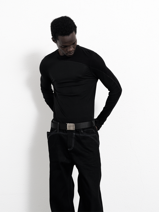 Fitted casual T-shirt