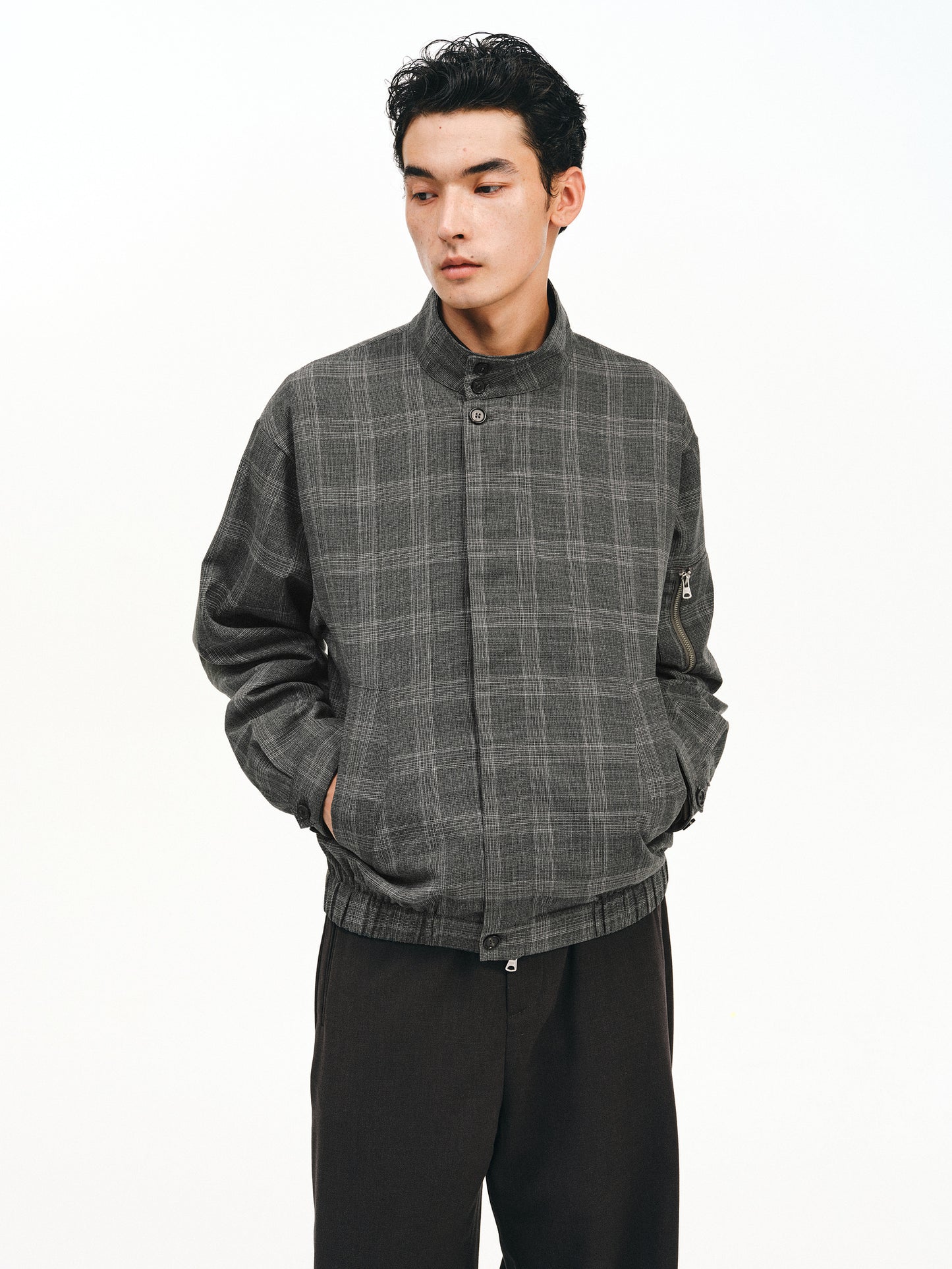 Wool Harrington Jacket