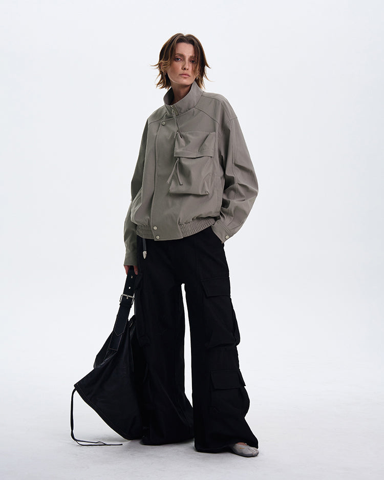 Unisex deconstructed jacket