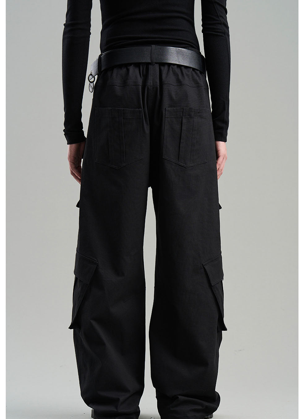 Heavy-duty multi-pocket workwear pants