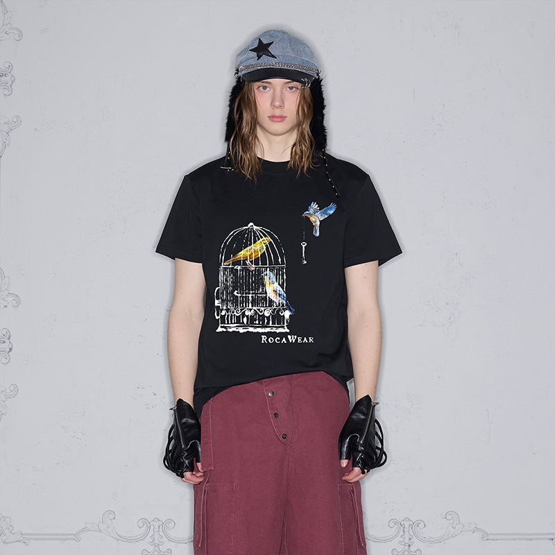 Printed Casual Loose T-shirt