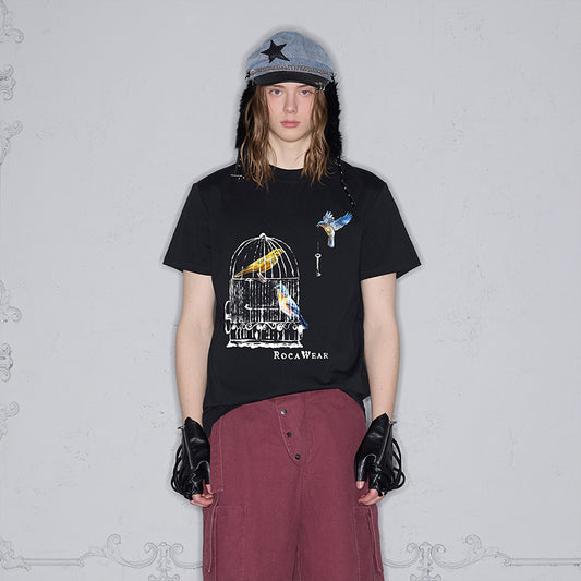 Printed Casual Loose T-shirt