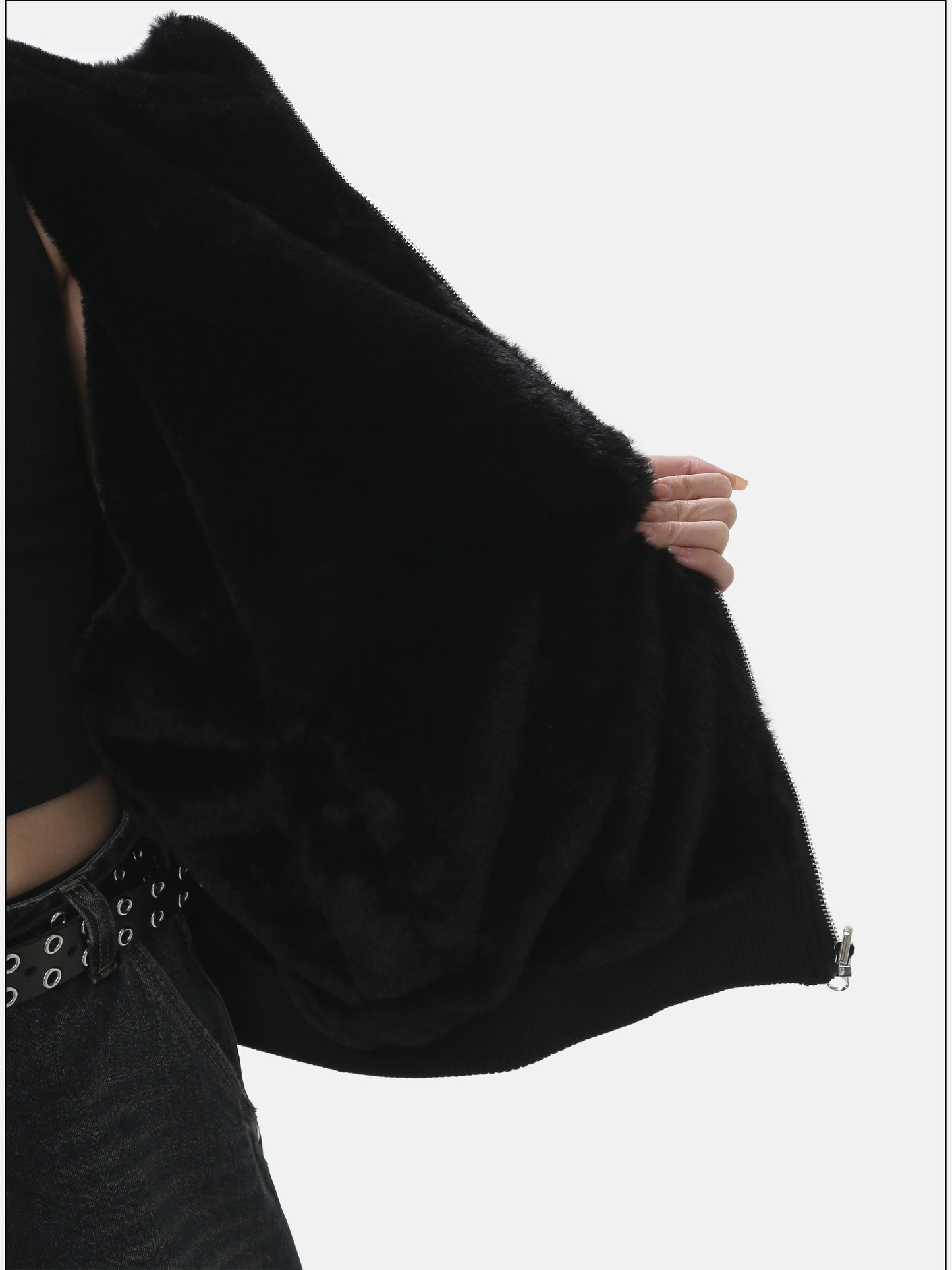 Unisex Thick Short Hooded Jacket