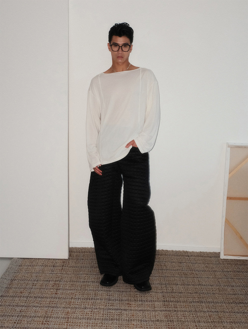 Relaxed Off-Shoulder T-Shirt