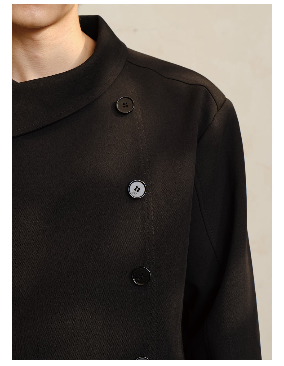 Double-breasted chef's coat