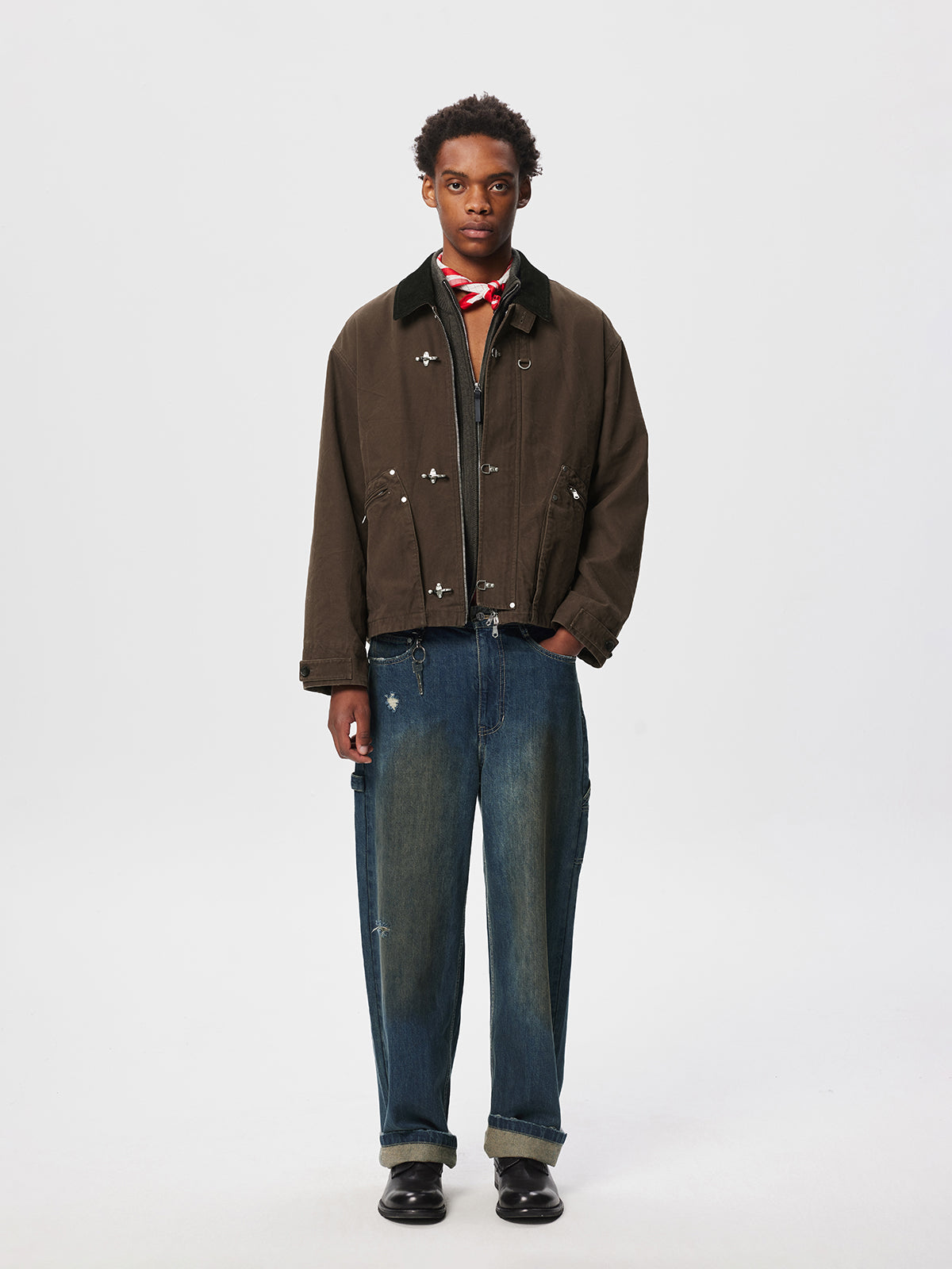 Lobster Button Short Jacket