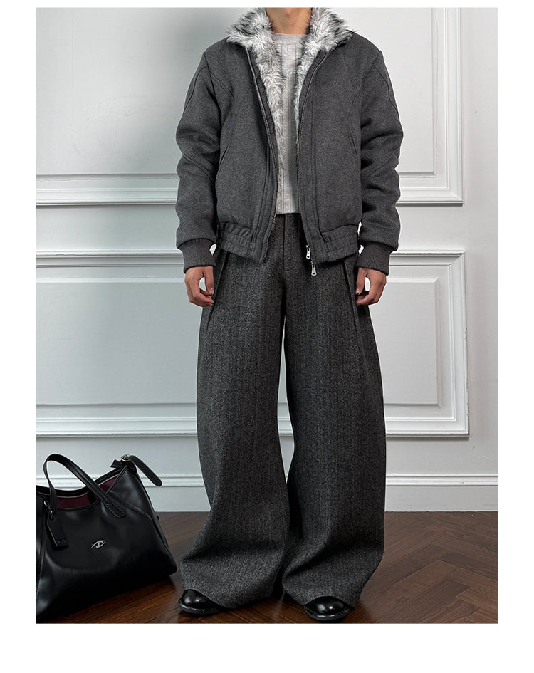 Distressed Wool Jacket