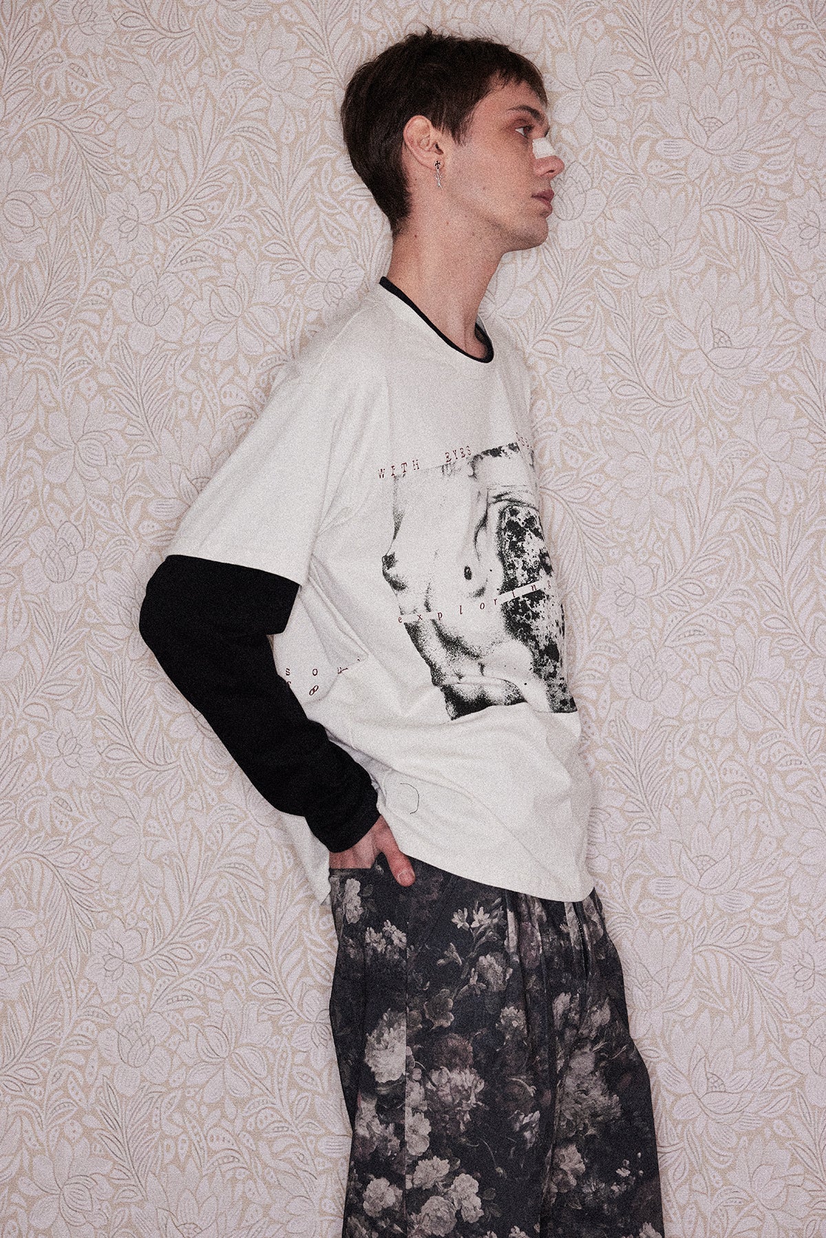 Faux Two-Piece T-Shirt