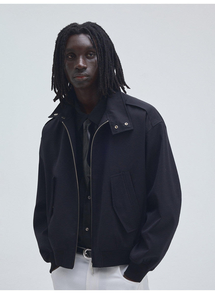 Double-Pocket Classic Harrington Jacket