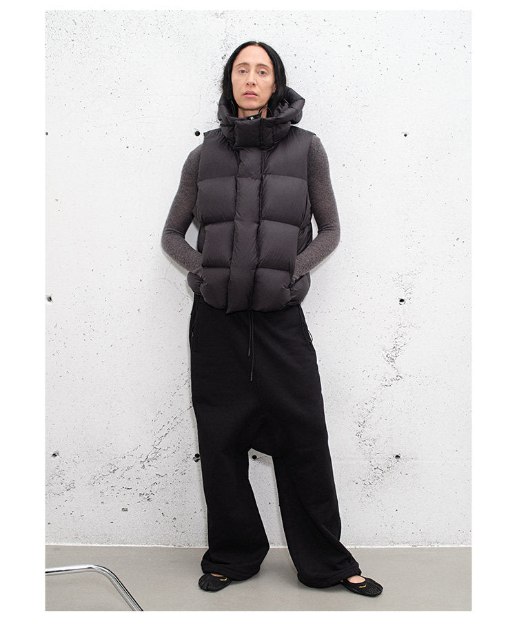 High-Fill Down Vest with Hood